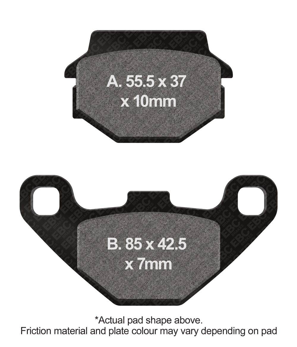 EBC Brakes® SFAHH Sintered Scooter Series Pads